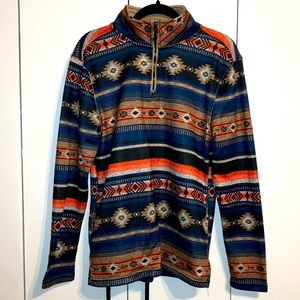 Men’s 3/4 zip size large shirt